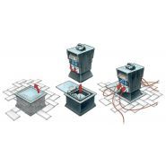 Bornes débrochables - walther - coffret de distribution en caoutchouc massif (1cm)