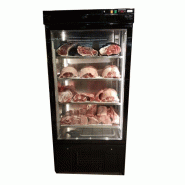 Cave de maturation de viande, exterieur noir , 1 porte et côtés vitrés , L2G