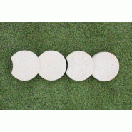 Chaînette pour gazon - Béton - 5cm Longueur, 4cm Largeur, 4.5cm Épaisseur