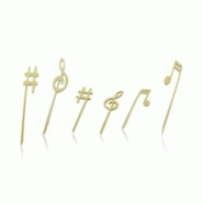 ECOLOMIQUE - 100 Pcs - Piques en bambou décor musique - 9 cm, parfaits pour vos réceptions. - ECO210BBZIK90 - Bambou ECO210BBZIK90 ECOLOMIQUE - 100 Pcs - Piques en bambou décor musique - 9 cm, parfaits pour vos réceptions. - ECO210BBZIK90 - Bambou ECO210BBZIK90