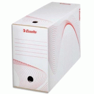 Esselte Lot de 25 Boîte archives Boxy, dos de 100, en carton blanc - 3249441282010