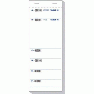 Exacompta Lot de 50 Bloc Brasserie, 95x260 50 tripli - 3130630962083