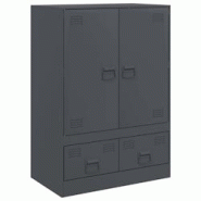 Helloshop26 - Buffet bahut commode armoire meuble de rangement organisateur cuisine salle de séjour salon haut 67 x 39 x 95 cm acier 02_0032202 - 300 Helloshop26 - Buffet bahut commode armoire meuble de rangement organisateur cuisine salle de séjour salon haut 67 x 39 x 95 cm acier 02_0032202 - 300