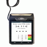 INGENICO DX4000 Terminal de paiement de comptoir - noir plastique PCV526113441A