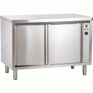 KBS Gastrotechnik KBS Armoire chauffante 1600x700x850 mm sans rebord avec portes coulissantes Chauffage par air pulsé - 90722104