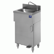 Lave-mains sur soubassement fermé avec commande à pédale 500 x 400 ... - P9011G