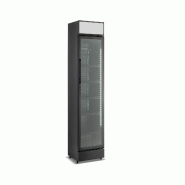 Matériel HORECA Frigo vitrine à boissons avec canopy 380 litres Full Black - SC-380DTOPB - Materiel Horeca - noir multi-matériau SC-380DTOPB