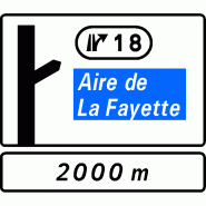 Panneau directionnel D51cr - sortie simple - WP Signalisation - résine thermoplastique Panneau directionnel D51cr - sortie simple - WP Signalisation - résine thermoplastique