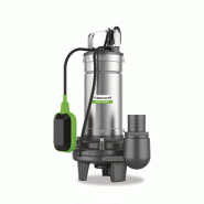 Pompe à eaux chargées électrique - Boîtier inox et fonte - Capacité 31980 l/h - Hauteur de refoulement 19 m - 1,5 kW 230 V Cleancraft SDWP 15032 PRO