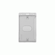 Porte-badge rigide 2 faces - Lot de 100 - Réf IDS68V