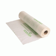 Sac plat bio-sourcé 35x45cm en rouleau prédécoupé - par 300