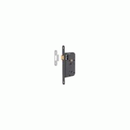 Serrure encastrable pour porte intérieure, axe 60mm, bouts ronds, noir - THIRARD - noir 3150260193503 Serrure encastrable pour porte intérieure, axe 60mm, bouts ronds, noir - THIRARD - noir 3150260193503