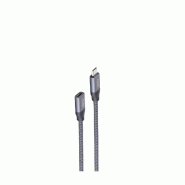 Shiverpeaks Câble USB 3.2 BASIC-S, USB-C mâle, 0,50 m - gris 4017538135896