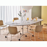 Table rabattable Revi modulable pour espace de réunion et formation Table rabattable Revi modulable pour espace de réunion et formation