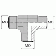 Té mâle ORFS x mâle ORFS x mâle ORFS - 2" , 50.8