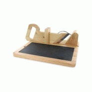 Trancheuse à charcuterie avec plateau ardoise Totally Addict - marron CM2109 Trancheuse à charcuterie avec plateau ardoise Totally Addict - marron CM2109
