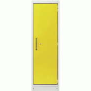 Armoire anti-feu PROline 6/20 F90, 1 porte droite jaune, 4 tiroirs - CEMO - 12027