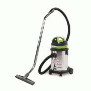 Aspirateur industriel à sec - Classe H - pour substances toxiques et dangereuses - cuve en acier inoxydable de 33 litres 1 moteur 1 kW 230 V Cleancraft DRYCAT 133 IC H-CLAS