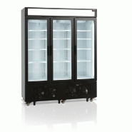 Congélateur vertical de vitrine Ventilé L.1600mm 891L ext.Blanc TEFCOLD