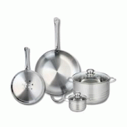 Ensemble de 2 Poêles de cuisson 24 et 32 cm et 2 faitouts 12 et 24 cm Elo Profi Brillant - gris 3176239987911 Ensemble de 2 Poêles de cuisson 24 et 32 cm et 2 faitouts 12 et 24 cm Elo Profi Brillant - gris 3176239987911