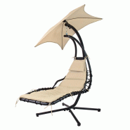 Fauteuil suspendu avec support 'orlando' beige Fauteuil suspendu avec support 'orlando' beige