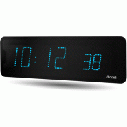 Horloge LED Style II 10 S, alimentation 230V, WIFI, LED bleue - BODET