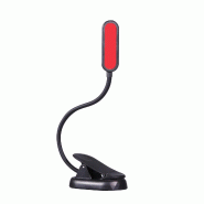 KYMO Lampe de lecture à lumière rouge - Stimule la mélatonine et le biorythme pour un meilleur sommeil - noir 8721161662044