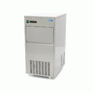 Maxima Machine à glaçons - 60 kg/jour - glaçons creux - refroidissement par air – 40 × 51 × 78.5 cm – 400 W - AKS-09300131