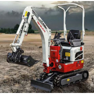 Mini-pelle hybride, compacte et polyvalente  - Takeuchi TB210RH (Hybrid)