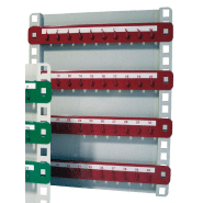 Panneau d'accrochage pour 21 clés coloris beige / rouge - 8700211