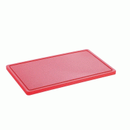 Planche à découper PRO 53x32 W-R A120511 Bartscher - Rouge