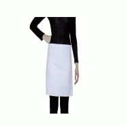 Schneider - Tablier de travail, coton, 450 mm x 800 mm - blanc 120557