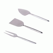 Service de 3 couteaux à fromage Elite - Argent Autre Métal Table Passion 17x5 cm - argenté métal 3106238530627 Service de 3 couteaux à fromage Elite - Argent Autre Métal Table Passion 17x5 cm - argenté métal 3106238530627