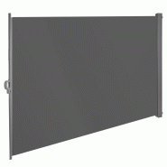 Store latéral 180 x 300 cm - anthracite / brise-vue rétractable Store latéral 180 x 300 cm - anthracite / brise-vue rétractable