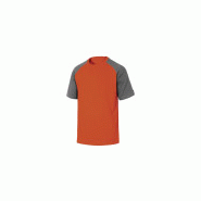 TEE SHIRT GENOA bicolore GRIS/OR