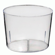 Verrine bodega PS transparent 200 ml par 8