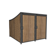 Box à vélos fermé sécurisé à parois pleines ou grillagées adapté aux zones sensibles ou à forte densité- EVO 3 Box à vélos fermé sécurisé à parois pleines ou grillagées adapté aux zones sensibles ou à forte densité- EVO 3