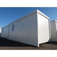 Bungalow monobloc ou juxtaposable standard - dimensions 6050x2450x2730mm - structure galvanisée avec isolation et équipements électriques_1