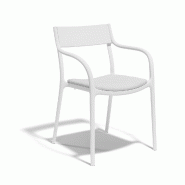 Chaise in & out madison upholstered - blanc