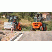 Chariot électrique tout-terrain - C351H - AUSA - 3500 kg - Transmission hydrostatique - Moteur Kubota