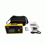 CHAUVIN ARNOUX - Contrôleur de Terre 2P/3P (50kOhms) - mesure V parasite 600V - Alarme et mesure sur RH & U-SE - Mesure I de 0.5mA à 60A (optionnel) - Alim. par 6 bat. NiMH, Recharge secteur USB - Dim