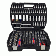 Coffret de 171 pièces Douilles, Cliquets, Kraft Müller KM-CRV-171 haute qualité, Douilles téflon - 3701123998713