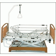 Lit hospitalier électrique à hauteur variable, esthétique et performant - médi-ligne/médi-forme