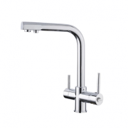 Mitigeur d'?Vier de cuisine 3 voies - raccordement eau froide/chaude/filtr?E - rotation 360 Mitigeur d'?Vier de cuisine 3 voies - raccordement eau froide/chaude/filtr?E - rotation 360