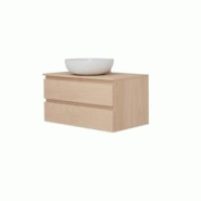MOB-IN Ensemble meuble simple vasque SORRENTO 80 cm + vasque - 3701606505124 MOB-IN Ensemble meuble simple vasque SORRENTO 80 cm + vasque - 3701606505124