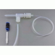 Nébuliseur en pfa - 1 l/min - de 200 à 700 μl/min (optimum à 400 μl/min) équipé de 80 cm de ligne d'introduction d'échantillon (003-017-028) et kit ligne de gaz (003-017-047)