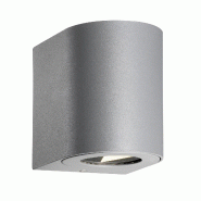 Nordlux Applique murale CANTO 2 Aluminium Gris, H.10.4 - IP44 - LED Module / Extérieur - gris 5701581482586