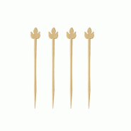 Papstar 100 Fingerfood - Picker pure 9 cm Lily - Bambou 88424