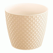 Prosperplast - Pot ORIENT 2 L - 15,7x15,7x13,8 cm, coloris Crème - beige plastique polypropylène ZA3523