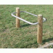 Support vélos bois et acier galva 2